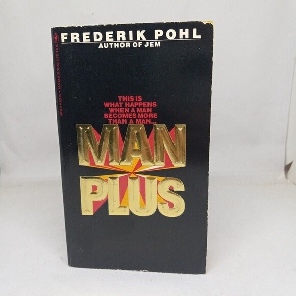 Man Plus Frederick Pohl-Trade Paperback-1980-1st Revised Edition-Nebula Award - Picture 1 of 10